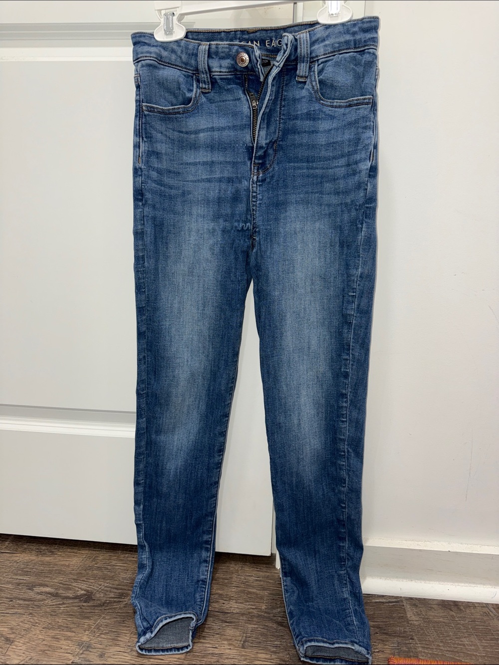 American Eagle Outfitters Women's Medium Blue Skinny Jeans